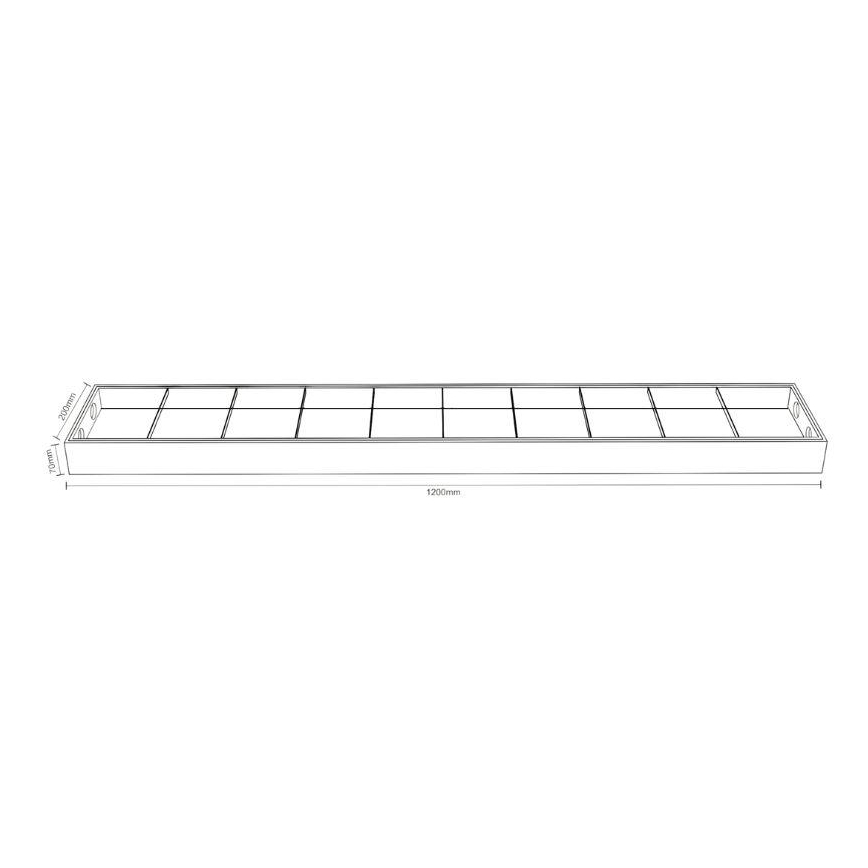 Fluorescentna svjetiljka T8 2xG13/18W/230V 120 cm crna