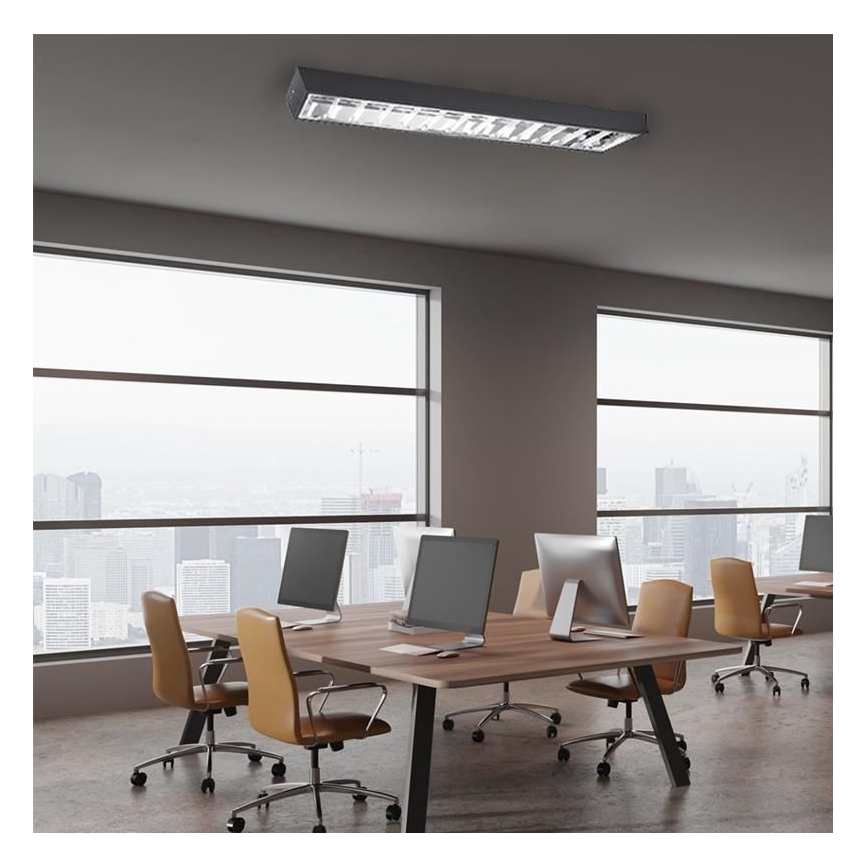 Fluorescentno svjetiljka T8 2xG13/18W/230V 120 cm crna