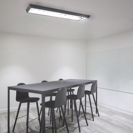 Fluorescentno svjetiljka T8 2xG13/18W/230V 120 cm crna