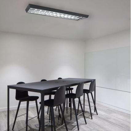 Fluorescentno svjetiljka T8 2xG13/18W/230V 120 cm crna