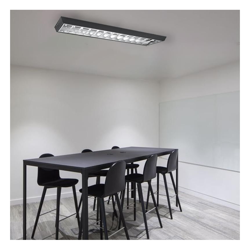 Fluorescentno svjetiljka T8 2xG13/18W/230V 120 cm crna