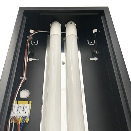 Fluorescentno svjetiljka T8 2xG13/18W/230V 120 cm crna
