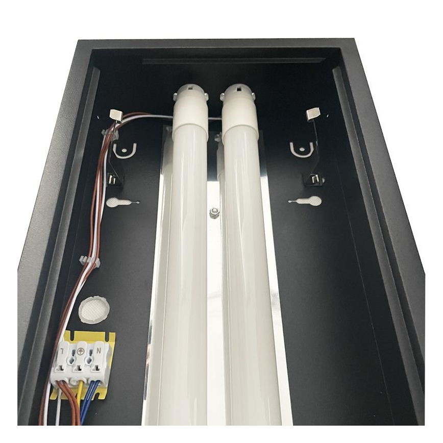 Fluorescentno svjetiljka T8 2xG13/18W/230V 120 cm crna