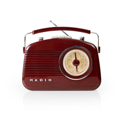 FM Radio 4,5W/230V smeđa
