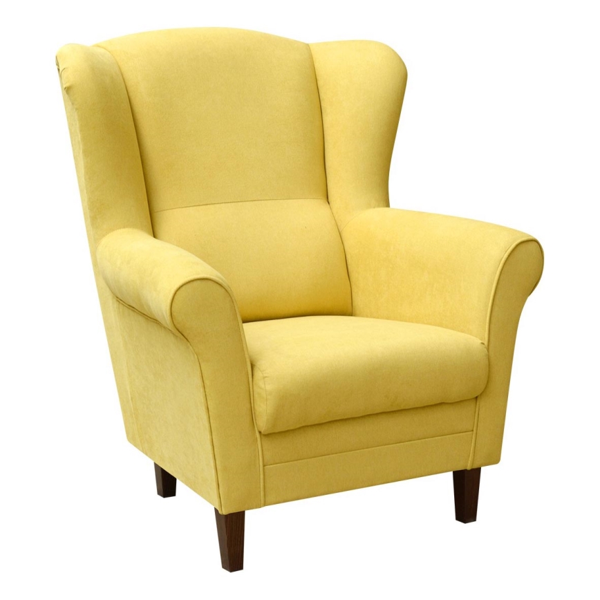 Fotelja s krilima GALA žuta