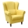 Fotelja s krilima GALA žuta