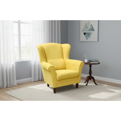 Fotelja s krilima GALA žuta
