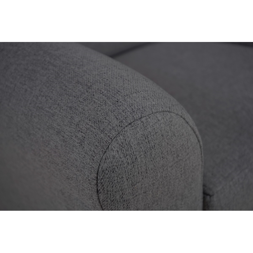 Fotelja ušatac VIVA tamno siva