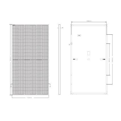 Fotonaponski solarni panel JINKO 460Wp crni okvir IP68 Half Cut