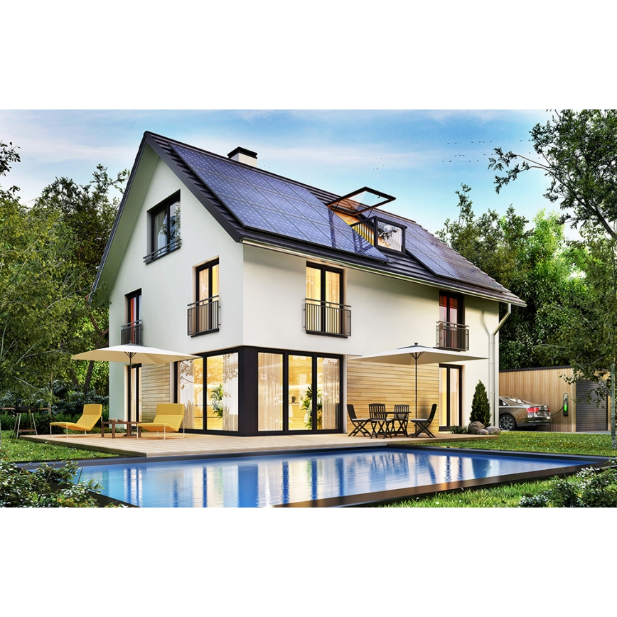 Fotonaponski solarni panel RISEN 400Wp crni okvir IP68 Half Cut