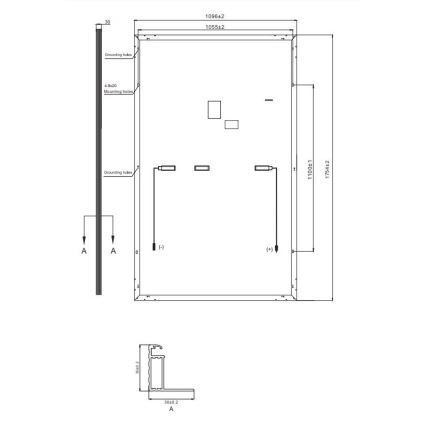 Fotonaponski solarni panel RISEN 400Wp crni okvir IP68 Half Cut - paleta 36 kom