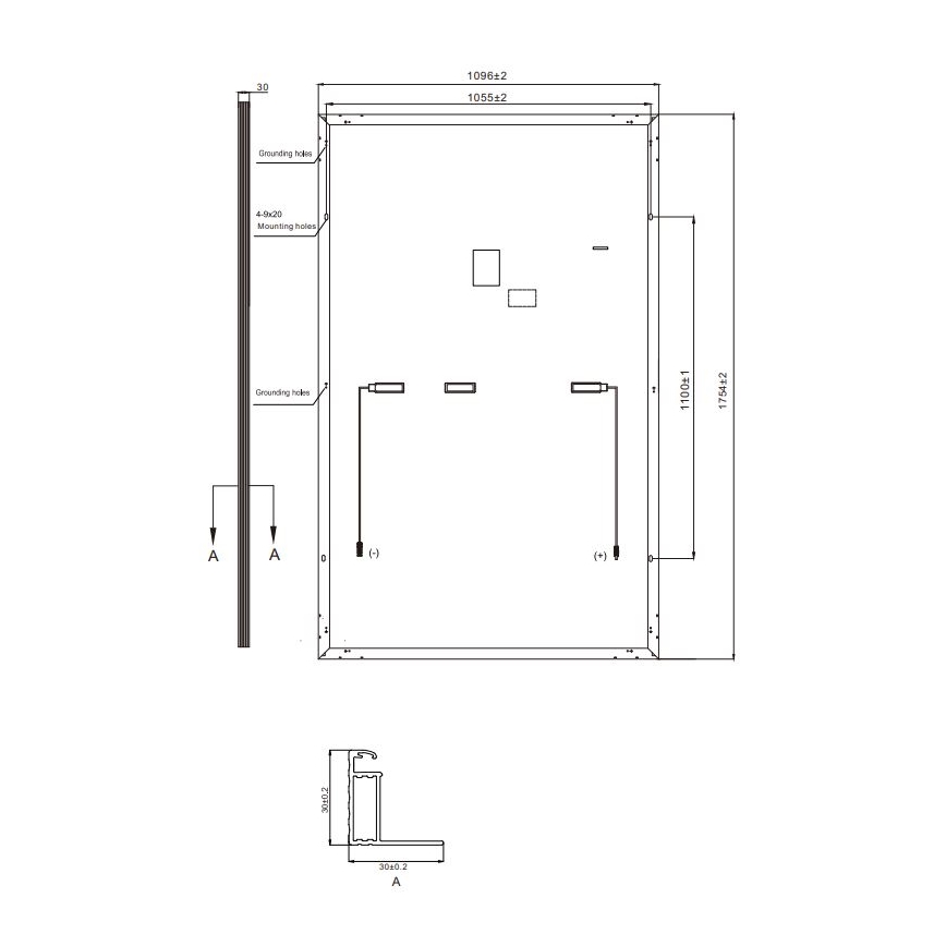 Fotonaponski solarni panel RISEN 400Wp Full Black IP68 Half Cut