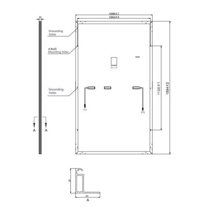 Fotonaponski solarni panel Risen 440Wp crni okvir IP68 Half Cut