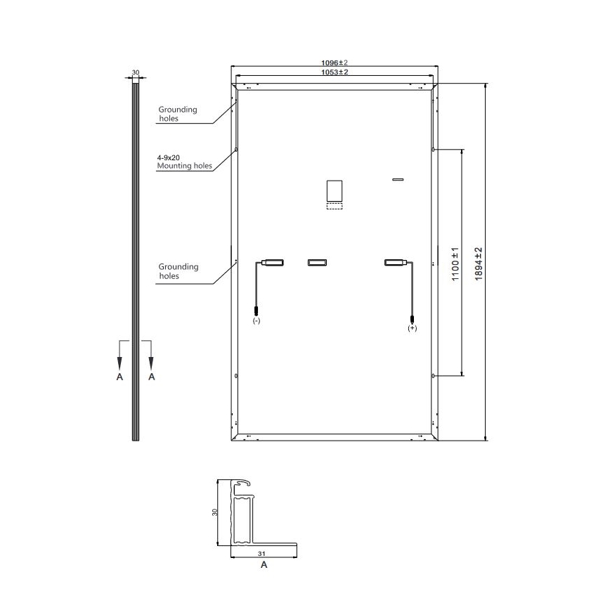 Fotonaponski solarni panel Risen 440Wp crni okvir IP68 Half Cut