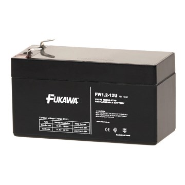 FUKAWA FW 1,2-12 U - Olovni akumulator 12V/1,2Ah/Faston 4,7 mm