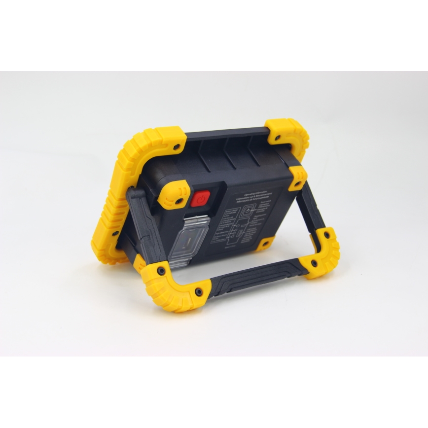 Fulgur 34004 - LED Punjivi reflektor s power bankom LED/17W/4400 mAh IPX4
