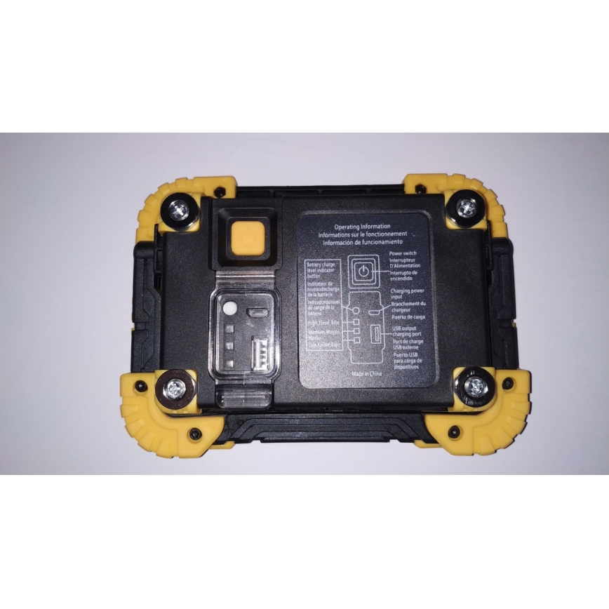 Fulgur 34004 - LED Punjivi reflektor s power bankom LED/17W/4400 mAh IPX4