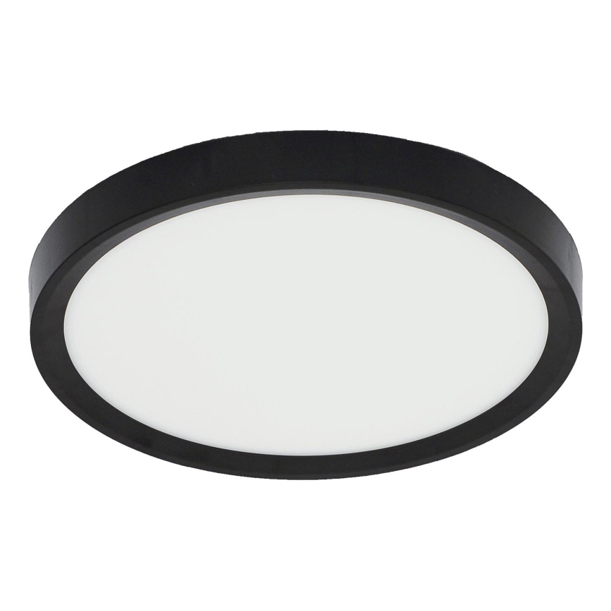 Fulgur 41811 - LED Stropna svjetiljka NOMY LED/18W/230V 3000/4000/6000K IP40 pr. 23 cm crna