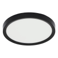Fulgur 41811 - LED stropna svjetiljka NOMY LED/18W/230V 3000/4000/6000K IP40 promjer 23 cm crna