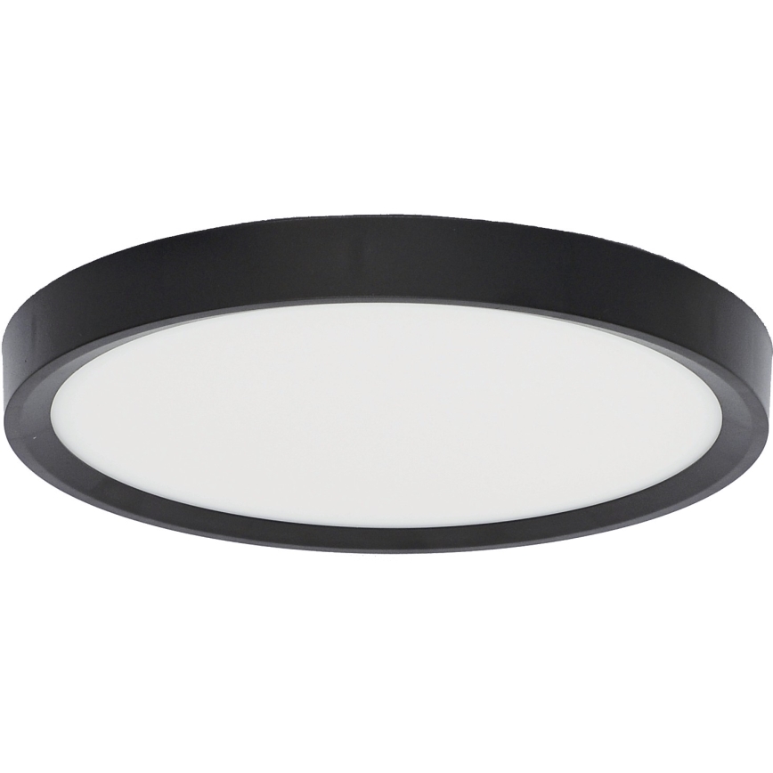 Fulgur 41811 - LED Stropna svjetiljka NOMY LED/18W/230V 3000/4000/6000K IP40 pr. 23 cm crna
