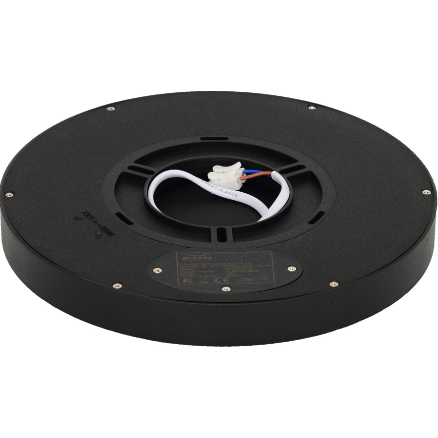Fulgur 41811 - LED Stropna svjetiljka NOMY LED/18W/230V 3000/4000/6000K IP40 pr. 23 cm crna