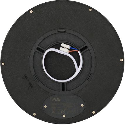 Fulgur 41811 - LED Stropna svjetiljka NOMY LED/18W/230V 3000/4000/6000K IP40 pr. 23 cm crna