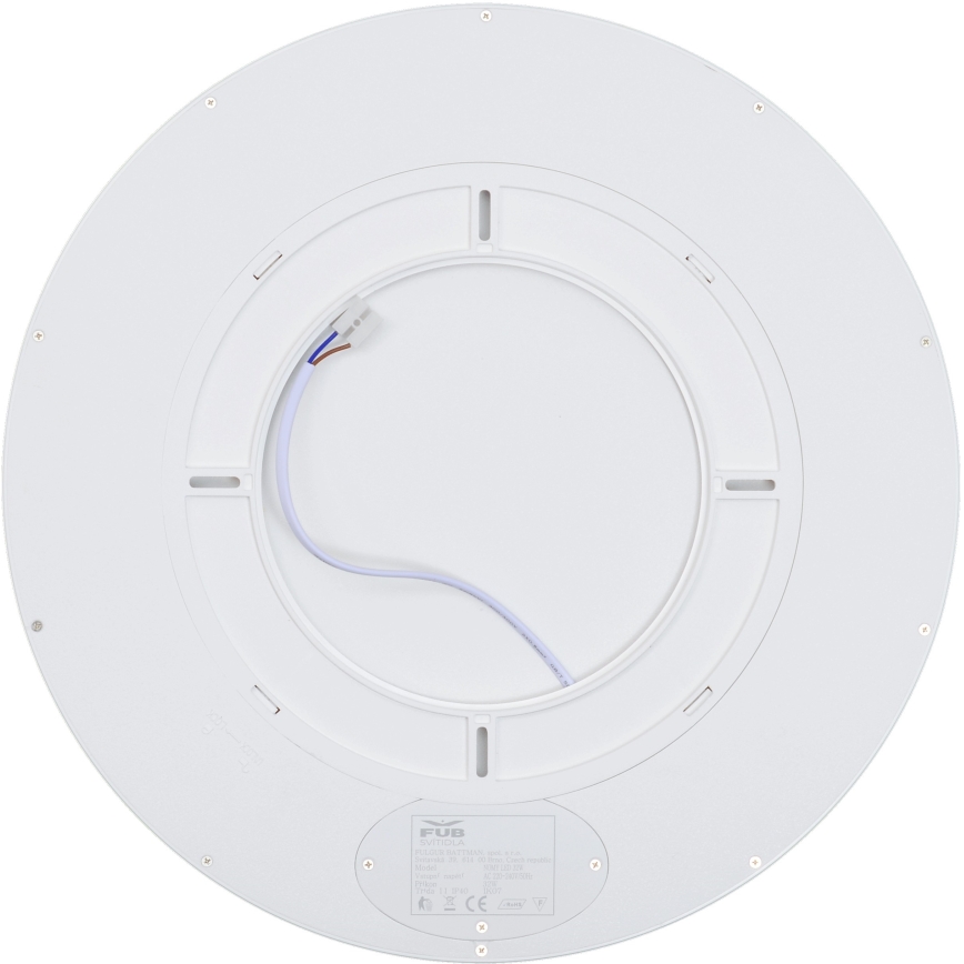 Fulgur 41812 - LED stropna svjetiljka NOMY LED/32W/230V 3000/4000/6000K IP40 promjer 40 cm bijela