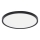 Fulgur 41813 - LED stropna svjetiljka NOMY LED/32W/230V 3000/4000/6000K IP40 promjer 40 cm crna