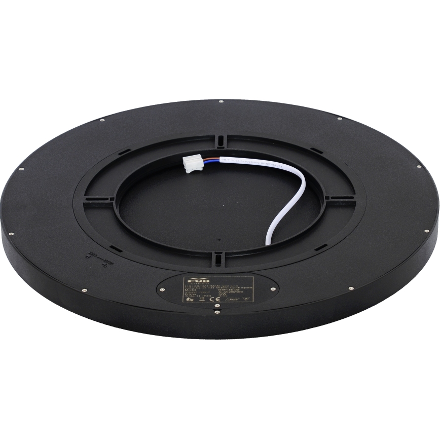 Fulgur 41813 - LED Stropna svjetiljka NOMY LED/32W/230V 3000/4000/6000K IP40 pr. 40 cm crna