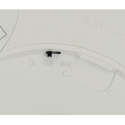 Fulgur 42361 - LED Stropna svjetiljka NOMY LED/24W/230V 3000/4000/6000K IP40 pr. 30 cm bijela