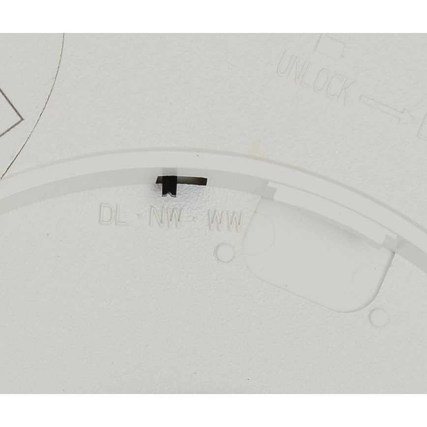 Fulgur 42361 - LED Stropna svjetiljka NOMY LED/24W/230V 3000/4000/6000K IP40 pr. 30 cm bijela