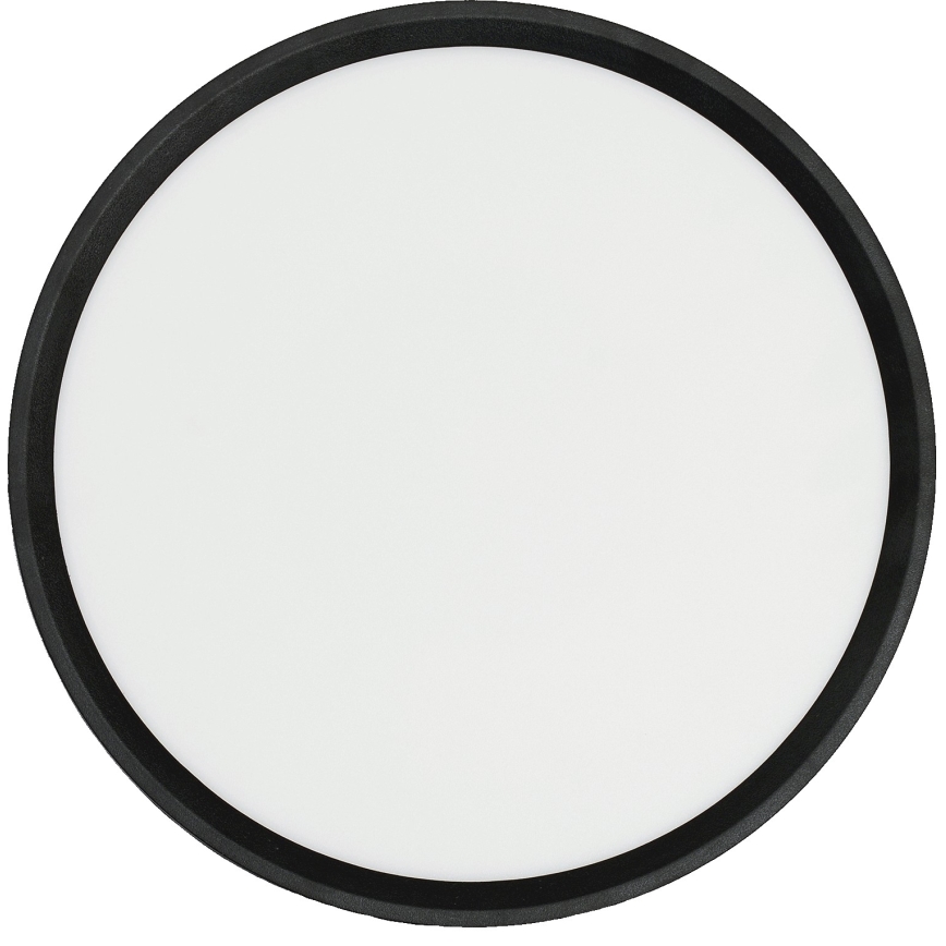 Fulgur 42362 - LED Stropna svjetiljka NOMY LED/24W/230V 3000/4000/6000K IP40 pr. 30 cm crna