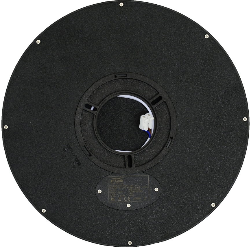 Fulgur 42362 - LED Stropna svjetiljka NOMY LED/24W/230V 3000/4000/6000K IP40 pr. 30 cm crna