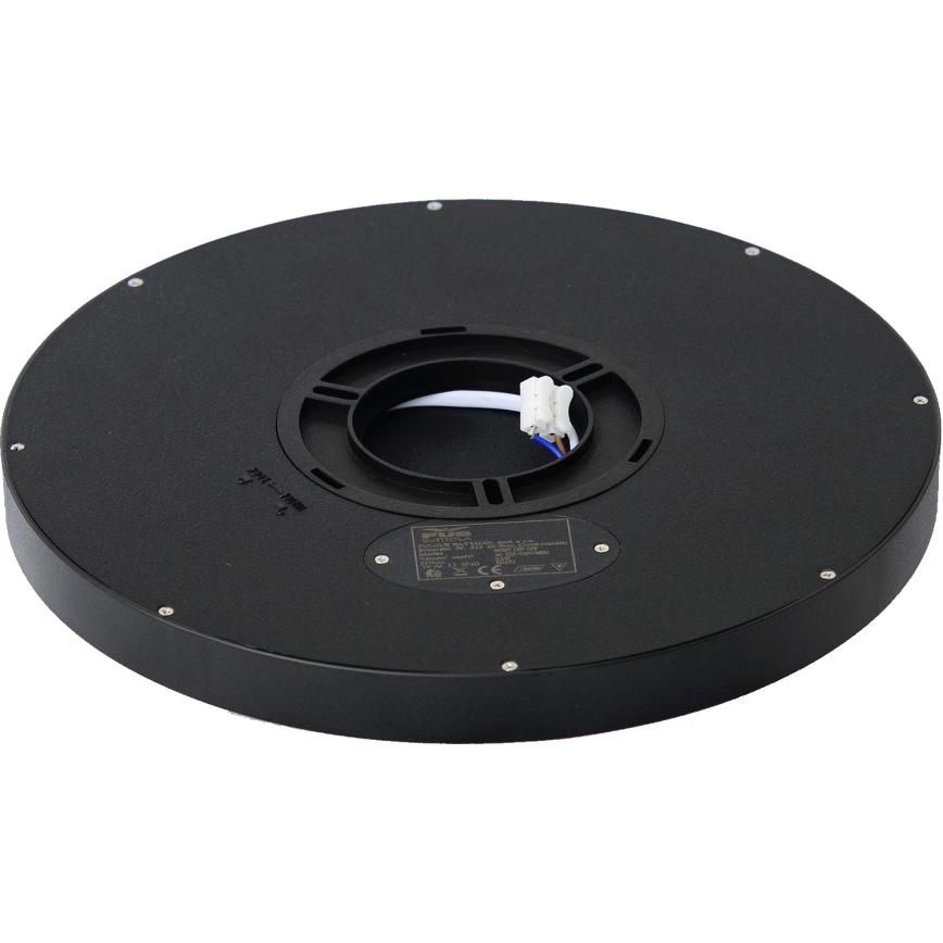 Fulgur 42362 - LED Stropna svjetiljka NOMY LED/24W/230V 3000/4000/6000K IP40 pr. 30 cm crna