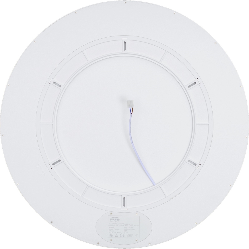 Fulgur 42365 - LED Stropna svjetiljka NOMY LED/50W/230V 3000/4000/6000K IP40 pr. 60 cm bijela