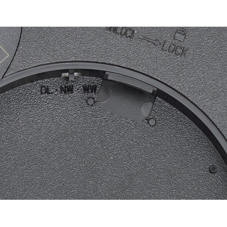 Fulgur s-42587 - LED stropna svjetiljka s senzorom pokreta NOMY-S LED/24W/230V 3000/4000/6000K IP40 promjer 30 cm crna