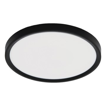 Fulgur s-42587 - LED stropna svjetiljka s senzorom pokreta NOMY-S LED/24W/230V 3000/4000/6000K IP40 promjer 30 cm crna