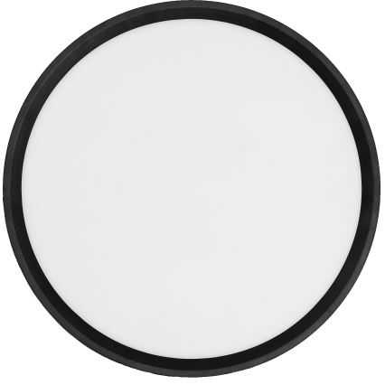 Fulgur s-42587 - LED Stropna svjetiljka sa senzorom pokreta NOMY-S LED/24W/230V 3000/4000/6000K IP40 pr. 30 cm crna