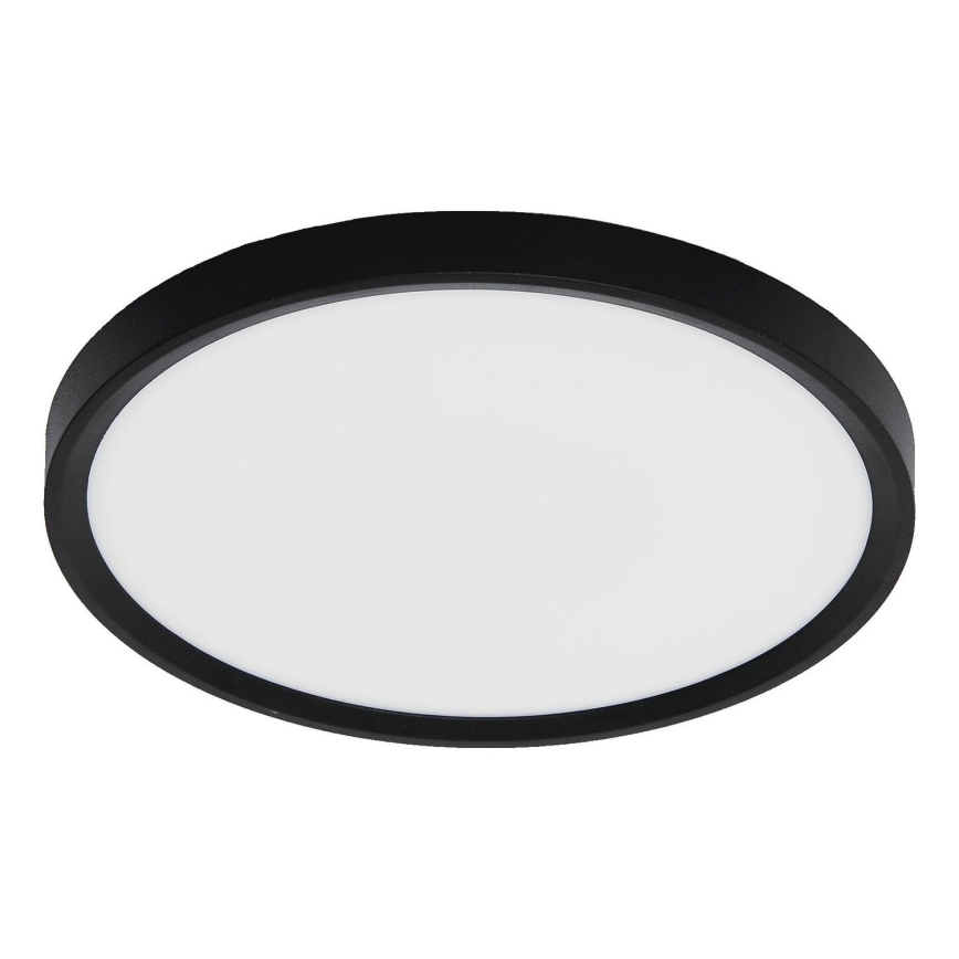 Fulgur s-42587 - LED Stropna svjetiljka sa senzorom pokreta NOMY-S LED/24W/230V 3000/4000/6000K IP40 pr. 30 cm crna