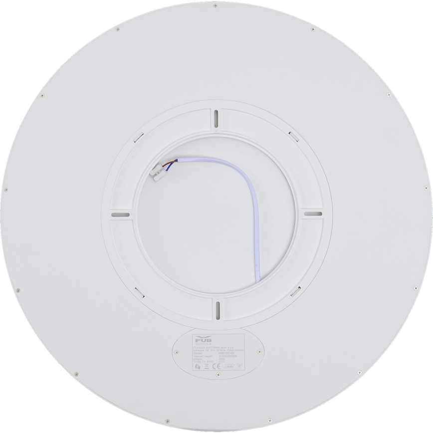 Fulgur s-42590 - LED Stropna svjetiljka sa senzorom pokreta NOMY-S LED/40W/230V 3000/4000/6000K IP40 pr. 50 cm bijela