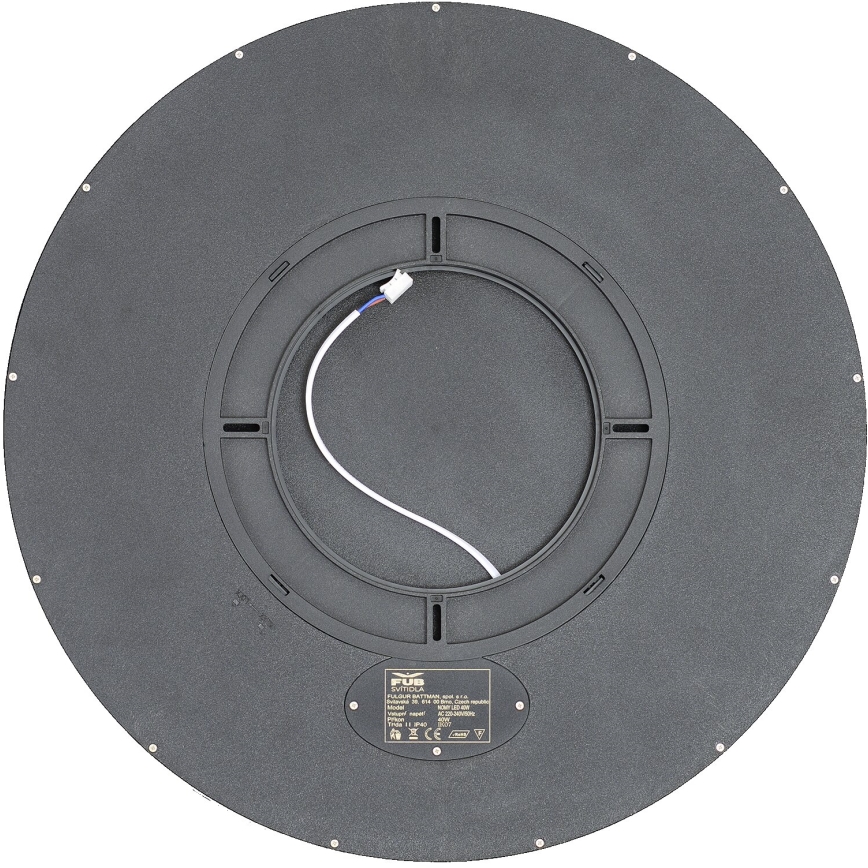 Fulgur s-43040 - LED stropno svjetlo NOMY-RC, prigušivo LED/40W/230V 3000/4000/6500K Ø 50 cm IP40 crno + daljinski upravljač
