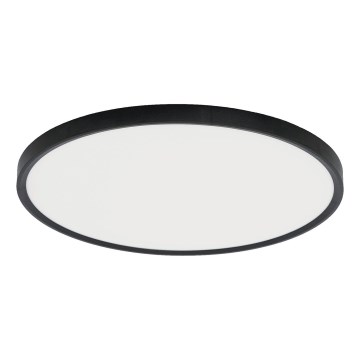 Fulgur s-43042 - LED prigušivo stropno svjetlo NOMY-RC LED/50W/230V 3000/4000/6500K Ø 60 cm IP40 crno + daljinski upravljač