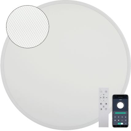 Fulgur s-43058 - LED prigušivo stropno svjetlo NOMY LED/50W/230V 3000-6500K pr. 60 cm UGR19 IP40 Wi-Fi bijela + daljinski upravljač