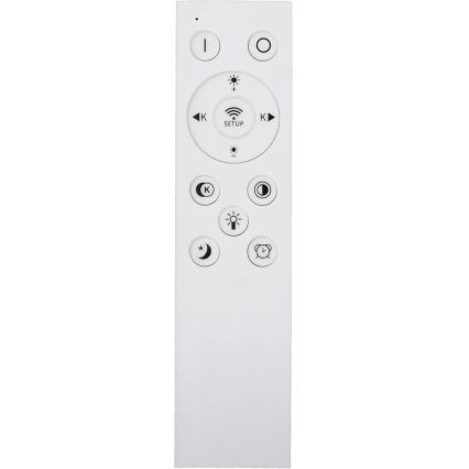 Fulgur s-43059 - LED prigušiva stropna svjetiljka NOMY LED/50W/230V 3000-6500K Ø 60 cm UGR19 IP40 Wi-Fi crna + daljinski upravljač