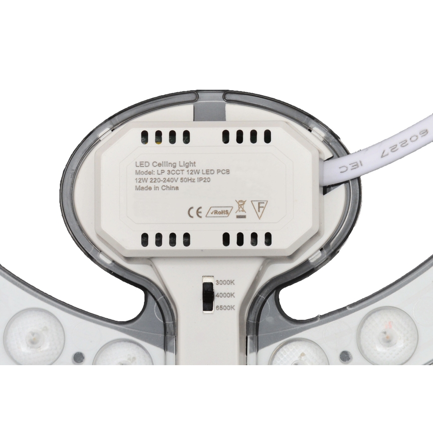 Fulgur s-43088 - LED magnetski modul, 12W/230V, 3000/4000/6500K, promjer 19,3 cm