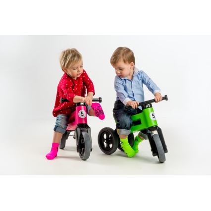Funny Wheels - guralica 2 u 1 RIDER SPORT zelena/crna