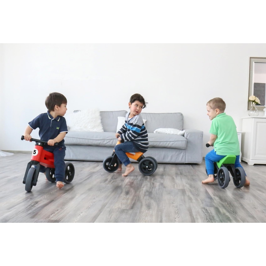 Funny Wheels - guralica 2 u 1 RIDER SPORT zelena/crna