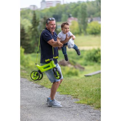 Funny Wheels - Guralica 2 u 1 RIDER SUPER SPORT zelena/crna