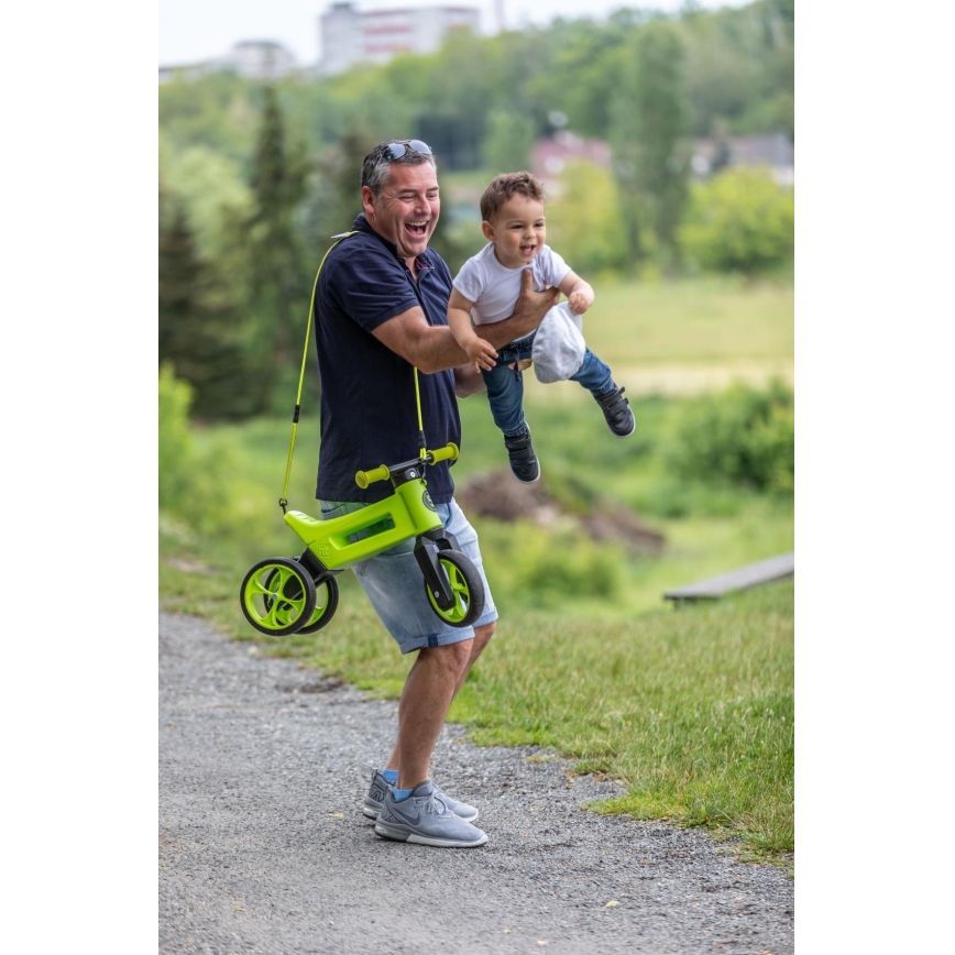 Funny Wheels - Guralica 2 u 1 RIDER SUPER SPORT zelena/crna