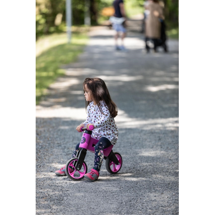 Funny Wheels - Guralica 2u1 RIDER SUPER SPORT ružičasta/crna